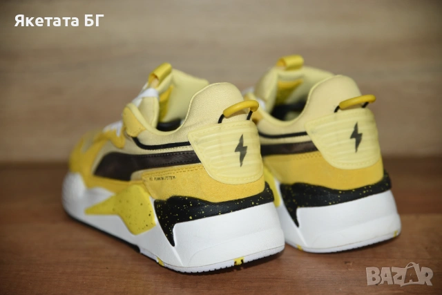 Puma RS-X Pokémon Pikachu оригинални дамски маратонки номер 37,5, снимка 6 - Маратонки - 54379223