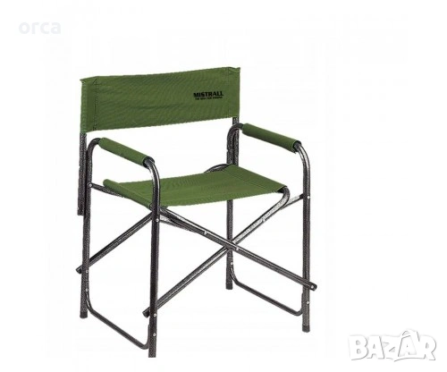 Риболовен сгъваем стол Mistrall 57x49x78 см с облегалка