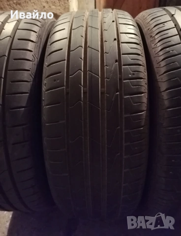 Продавам 4 броя Летни Гуми 195.55.15 на 1 сезон дот 2020 Hankook , снимка 2 - Гуми и джанти - 54578399