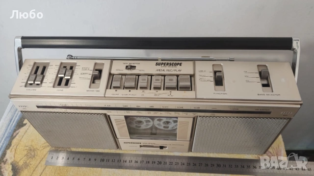 SUPERSCOPE CRS-3043S /// boombox /// ghetto blaster, снимка 5 - Радиокасетофони, транзистори - 54551287