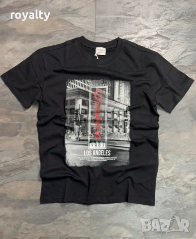 Guess Нови Мъжки Тениски Гес Два Цвята 