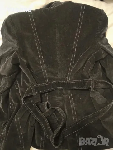 Дамско палто H&M от рипсено кадифе, размер 52, снимка 3 - Якета - 55646114