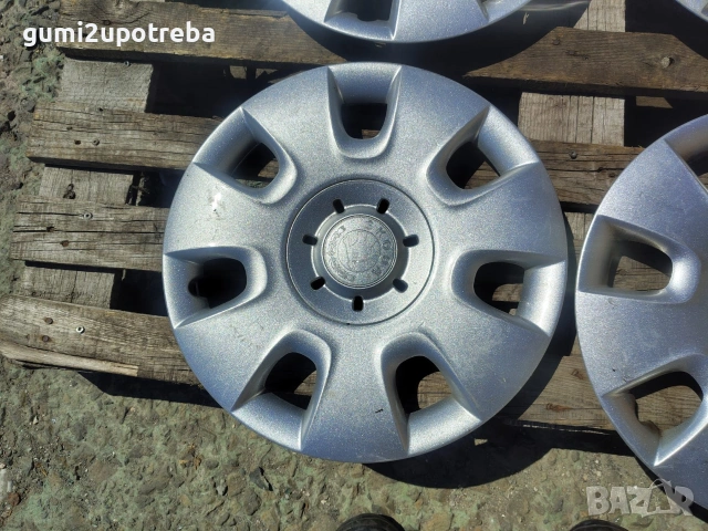 14 цола Тасове SKODA Fabia 5J0601147A Оригинал, снимка 3 - Аксесоари и консумативи - 54999618