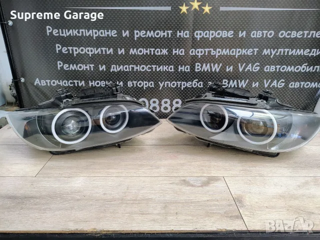 Къстъм Фарове за BMW E92 Преди фейслифт ксенон/би лед Custom Headlights BMW E92 Bi-LED Conversation, снимка 3 - Части - 55314508