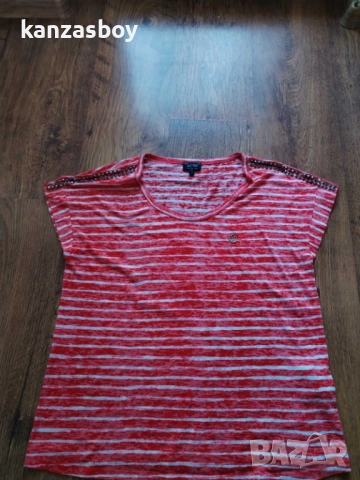 Armani Jeans - страхотна дамска тениска КАТО НОВА Л, снимка 6 - Тениски - 54568447