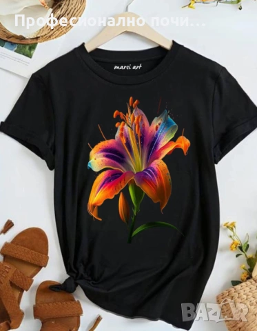 Тениски С ДО 5ХЛ РАЗМЕР  Права кройка  Модела се произвежда в България  Памук  Гръдна обиколка/дължи, снимка 2 - Тениски - 54011041