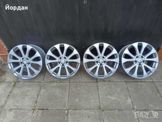 ОРИГИНАЛНИ джанти 18 ' цола 5x112 МЕРЦЕДЕС / MERCEDES E Klasse W213 8J ET43 + датчици, снимка 5 - Гуми и джанти - 54527731