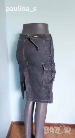 Три броя / Маркова дънкова пола "MNG / Mango", "Camaieu" и "Denim & Co" / XS / M , снимка 7 - Поли - 54792137