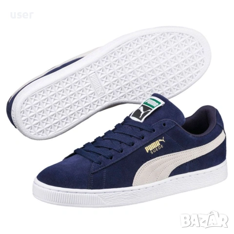 100% Оригинални чисто-нови мъжки сникърси от естествен велур PUMA! 