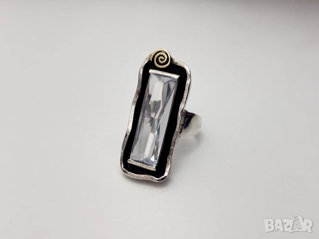 Дамски Сребърен Пръстен (проба 925)- 12,83 грама, Hadar Designers-Израел