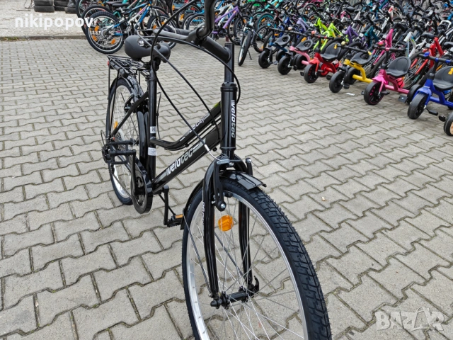 PA Алуминиев велосипед 26" Velotec CITY черен, снимка 5 - Велосипеди - 54398488