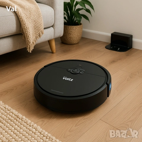 Прахосмукачка робот с моп Voltz, 3 в 1, 2000PA, 4400mAh, до 200 кв. м., Wi-Fi, снимка 3 - Прахосмукачки - 54861313
