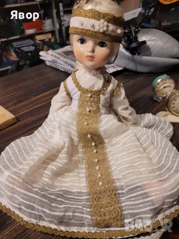 Кукла запазена , мига с очите. , снимка 4 - Кукли - 55336844