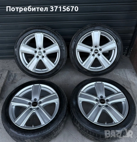 Джанти 18 цола Ауди с гуми, снимка 2 - Гуми и джанти - 55079974
