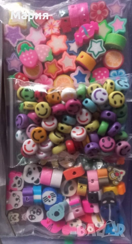 Мъниста и перли комплекти в кутии, снимка 4 - Други - 52669210