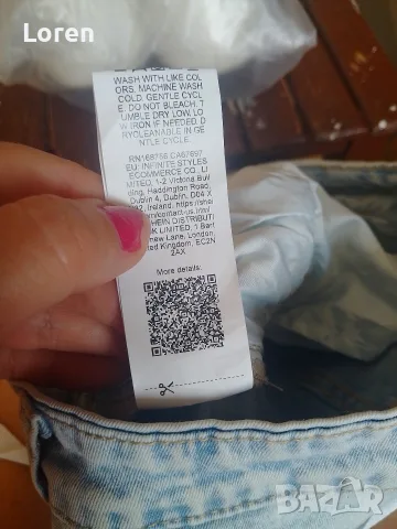 Ново!*Shein*Дънки с 🎀 панделки🎀, снимка 12 - Дънки - 49422472