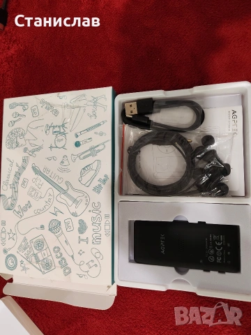 MP3 плейър AGPTEK, снимка 2 - MP3 и MP4 плеъри - 54297957