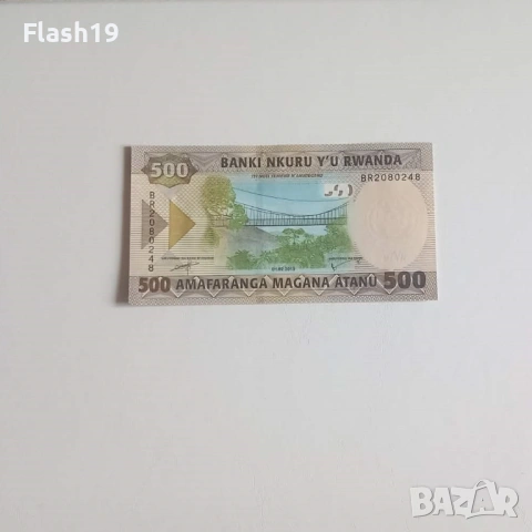 ⭐ Руанда 500 франка 2019 UNC