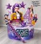 Kартонена торта на тема "K-POP", снимка 1