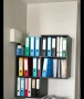 Разчупена масивна секция , за книги , предмети, офис клъстери, снимка 1