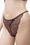 Комплект бельо Hunkemöller – сутиен 75C и бикини XL, дантела в тъмнокафяв цвят, снимка 7