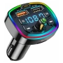 3в1 FM Трансмитер, Bluetooth предавател за кола, автомобил, бързо зарядно, Блутут разговори, снимка 1