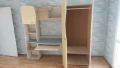 Комплект - секция с гардероб, ракла и легло, снимка 2
