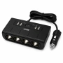 Разклонител за запалка 120W с 4 гнезда USB и Type-C, снимка 2