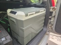 Компресорен хладилник на 12/24v 220v 40литра ДВУЗОНОВ, снимка 4