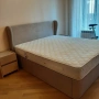 продавам тапицирана спалня матрак и две нощни шкафчета, снимка 2