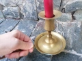 Месингов свещник , снимка 1