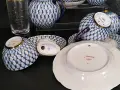 Руски порцелан ЛФЗ Кобалтова мрежа , снимка 8