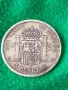 Сребърна монета 5 песети Испания 1878 година 42312, снимка 1
