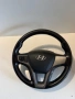 Волан черен кожен за Hyundai i40 1.7 Crdi (2018) OEM RHD #288, снимка 1