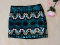Ефектна пола с пайети H&M – размер EUR 40, снимка 1