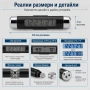 Електронен автомобилен часовник с термометър LCD дисплей подсветка и щипка за въздуховод, снимка 7