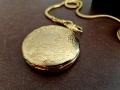 SEKONDA Джобен Мханичен Часовник Винтидж Скелетон с Оригонална Кутия, снимка 5