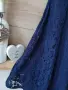 Елегантна тъмносиня разкроена рокля DOROTHY PERKINS , снимка 3