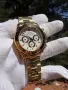 Rolex Daytona Gold Мъжки Часовник С Бял Циферблат Код Chronolux44, снимка 5