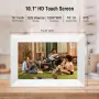 10,1-инчова WiFi цифрова фоторамка, 1280x800 IPS сензорен екран HD, 32GB, снимка 2