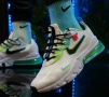  👟NIKE AIR MAX 270 REACT Цвят-Бяло и Зелено, снимка 1