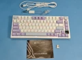 Клавиатура Ajazz Ak820Pro, Механична, 75% Tkl, безжична 2.4G/Bt5.1/Usb-C, RGB осветление, снимка 1