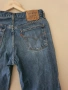 Мъжки дънки W33 L34 (размер M) Levi’s 630 Vintage оранжев етикет с прав крачол сини, снимка 8