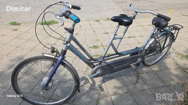 тандем колело за двама gazelle , снимка 5 - Велосипеди - 54455541