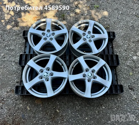 4бр.Алуминиеви джанти BORBET 16цолa 5x112 - Skoda Octavia,Karoq,Yeti,Vw T-Roc,Caddy,Passat,Seat Ate