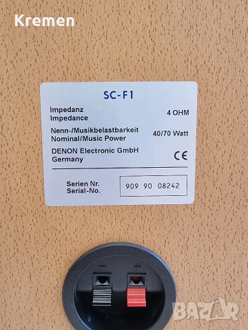 Тонколони DENON SC-F1, снимка 6 - Тонколони - 54429932