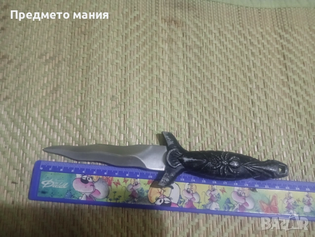 Лот от 3 ножа – Кухненски нож, Мултифункционално ножче и Декоративна кама, снимка 5 - Ножове - 53952447