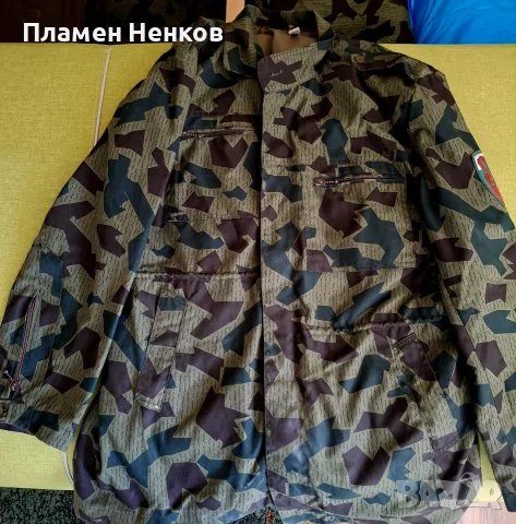 Камуфлаж шуба без подплата 