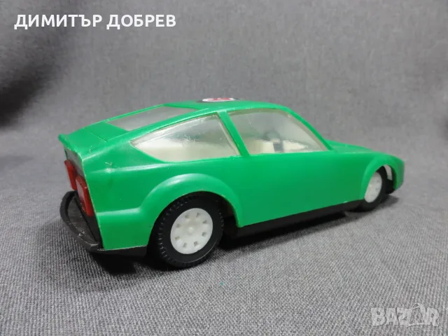 СТАРА РЕТРО СОЦ НРБ ПЛАСТМАСОВА ИГРАЧКА КОЛИЧКА ALFA ROMEO ZAGATO ЕМИ СИЛИСТРА, снимка 4 - Колекции - 55531120