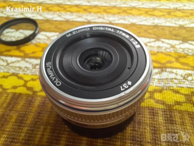 Olympus M.Zuiko Digital 17мм 1:2,8 м4/3, снимка 5 - Обективи и филтри - 55301896